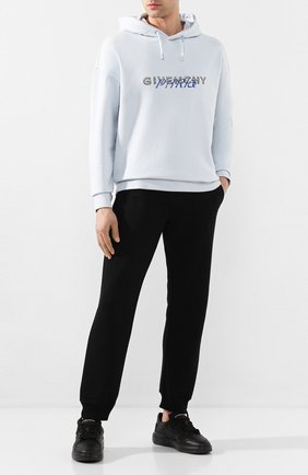 Мужские кожаные кеды GIVENCHY черного цвета по цене 43950 руб., арт. BH002KH0LY | Фото 2 Мужские кожаные кеды GIVENCHY черного цвета, арт. BH002KH0LY | Фото 2