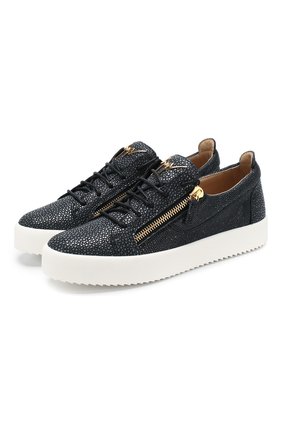 Мужские кожаные кеды frankie GIUSEPPE ZANOTTI DESIGN темно-серого цвета по цене 49950 руб., арт. RU70000/212 | Фото 1 Мужские кожаные кеды frankie GIUSEPPE ZANOTTI DESIGN темно-серого цвета, арт. RU70000/212 | Фото 1
