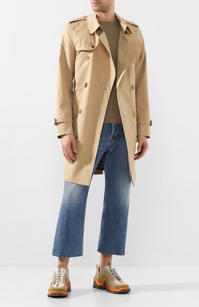 Мужские замшевые кроссовки PIERRE HARDY хаки цвета по цене 49950 руб., арт. RX01/SUEDE CALF | Фото 2 Мужские замшевые кроссовки PIERRE HARDY хаки цвета, арт. RX01/SUEDE CALF | Фото 2