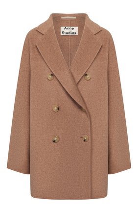Женское шерстяное пальто ACNE STUDIOS бежевого цвета по цене 85050 руб., арт. A90187/W | Фото 1 Женское шерстяное пальто ACNE STUDIOS бежевого цвета, арт. A90187/W | Фото 1