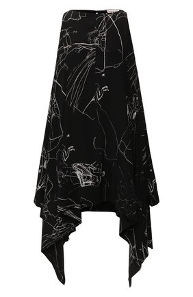Женское шелковое платье ALEXANDER MCQUEEN черно-белого цвета по цене 157000 руб., арт. 617198/QDAAP | Фото 1 Женское шелковое платье ALEXANDER MCQUEEN черно-белого цвета, арт. 617198/QDAAP | Фото 1