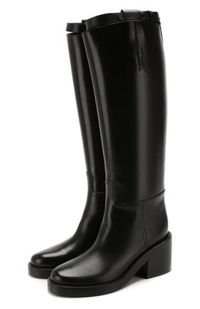 Женские кожаные сапоги ANN DEMEULEMEESTER черного цвета по цене 72800 руб., арт. 2013-2802-W-366-099 | Фото 1 Женские кожаные сапоги ANN DEMEULEMEESTER черного цвета, арт. 2013-2802-W-366-099 | Фото 1