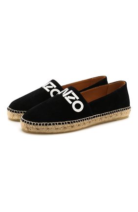 Женские замшевые эспадрильи KENZO черного цвета по цене 15600 руб., арт. FA52ES170L56 | Фото 1 Женские замшевые эспадрильи KENZO черного цвета, арт. FA52ES170L56 | Фото 1