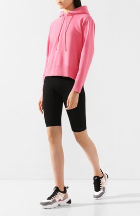 Женские комбинированные кроссовки HOGAN серого цвета по цене 28700 руб., арт. HXW5250CH20NLA | Фото 2 Женские комбинированные кроссовки HOGAN серого цвета, арт. HXW5250CH20NLA | Фото 2