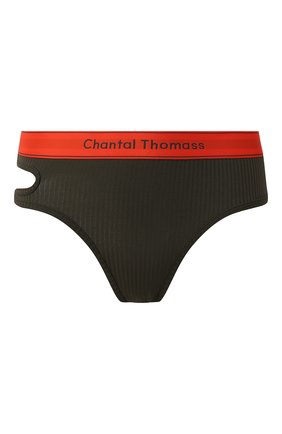 Женские трусы-стринги CHANTAL THOMASS хаки цвета по цене 3760 руб., арт. T05C80 | Фото 1 Женские трусы-стринги CHANTAL THOMASS хаки цвета, арт. T05C80 | Фото 1