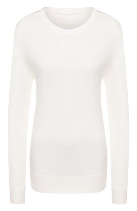 Женский пуловер HELMUT LANG светло-серого цвета по цене 27350 руб., арт. K01HW511 | Фото 1 Женский пуловер HELMUT LANG светло-серого цвета, арт. K01HW511 | Фото 1
