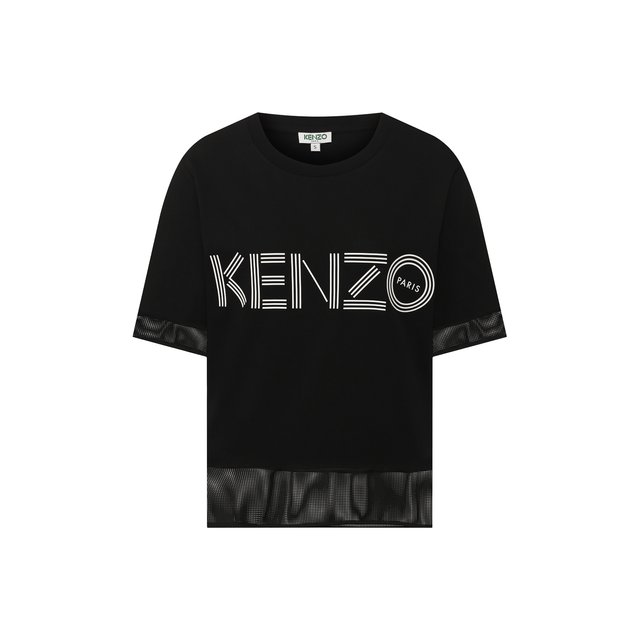 Хлопковая футболка Kenzo 10971047