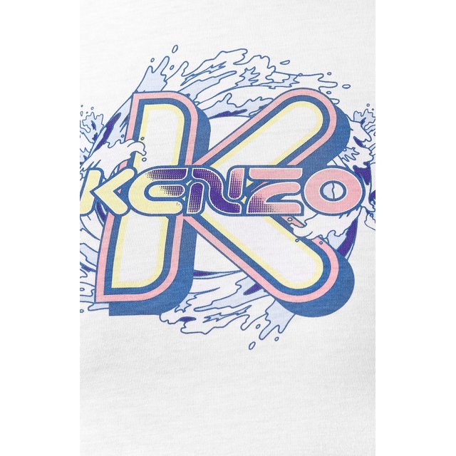 Хлопковая футболка Kenzo 10971059