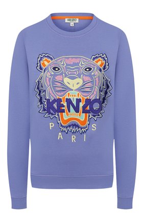 Женская хлопковый свитшот KENZO сиреневого цвета по цене 18550 руб., арт. FA52SW7054XA | Фото 1 Женская хлопковый свитшот KENZO сиреневого цвета, арт. FA52SW7054XA | Фото 1