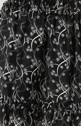 Женская юбка из смеси вискозы и шелка KENZO черного цвета, арт. FA52JU127521 | Фото 5 (Длина Ж (юбки, платья, шорты): Мини; Женское Кросс-КТ: Юбка-одежда; Материал подклада: Синтетический материал; Материал внешний: Вискоза; Статус проверки: Проверена категория)