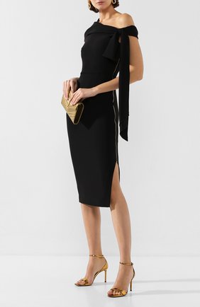 Женское платье ROLAND MOURET черного цвета по цене 125000 руб., арт. SS20/S0901/F2241 | Фото 2 Женское платье ROLAND MOURET черного цвета, арт. SS20/S0901/F2241 | Фото 2