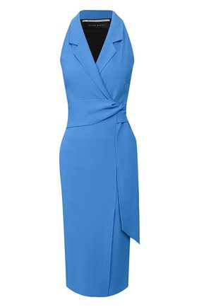 Женское платье ROLAND MOURET синего цвета по цене 139500 руб., арт. SS20/S0902/F2241 | Фото 1 Женское платье ROLAND MOURET синего цвета, арт. SS20/S0902/F2241 | Фото 1