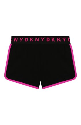 Детские шорты DKNY черного цвета по цене 5960 руб., арт. D34986/09B SS20 | Фото 1 Детские шорты DKNY черного цвета, арт. D34986/09B SS20 | Фото 1
