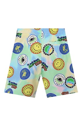 Детские хлопковые шорты KENZO разноцветного цвета по цене 6640 руб., арт. KQ25518 | Фото 2 Детские хлопковые шорты KENZO разноцветного цвета, арт. KQ25518 | Фото 2