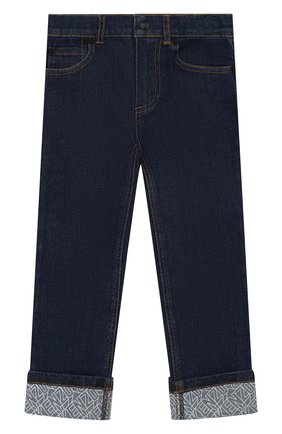 Детские джинсы KENZO синего цвета по цене 8960 руб., арт. KQ22518 | Фото 1 Детские джинсы KENZO синего цвета, арт. KQ22518 | Фото 1