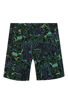 Детские хлопковые шорты KENZO разноцветного цвета по цене 7990 руб., арт. KQ25598 | Фото 2 Детские хлопковые шорты KENZO разноцветного цвета, арт. KQ25598 | Фото 2