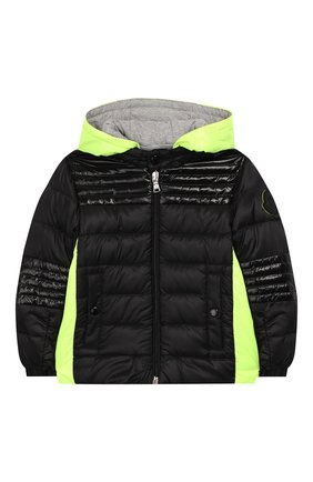 Детского пуховая куртка MONCLER черного цвета по цене 23650 руб., арт. F1-951-1A504-20-53334 | Фото 1 Детского пуховая куртка MONCLER черного цвета, арт. F1-951-1A504-20-53334 | Фото 1