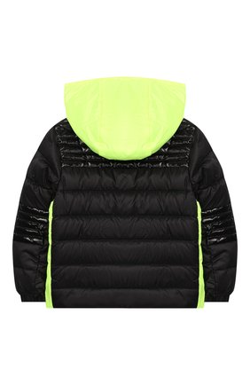 Детского пуховая куртка MONCLER черного цвета по цене 23650 руб., арт. F1-951-1A504-20-53334 | Фото 2 Детского пуховая куртка MONCLER черного цвета, арт. F1-951-1A504-20-53334 | Фото 2
