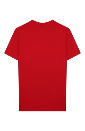 Детская хлопковая футболка DSQUARED2 красного цвета по цене 7445 руб., арт. DQ03W4-D00MQ | Фото 2 Детская хлопковая футболка DSQUARED2 красного цвета, арт. DQ03W4-D00MQ | Фото 2