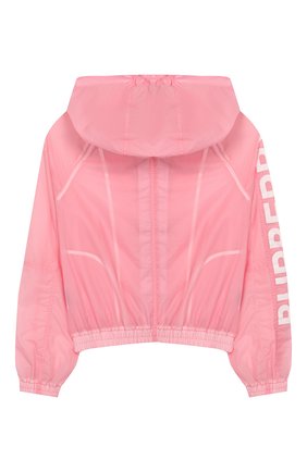 Детская ветровка BURBERRY розового цвета по цене 25700 руб., арт. 8026066 | Фото 2 Детская ветровка BURBERRY розового цвета, арт. 8026066 | Фото 2