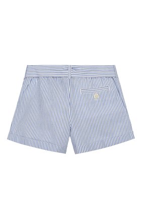 Детские хлопковые шорты POLO RALPH LAUREN голубого цвета по цене 5415 руб., арт. 311784541 | Фото 2 Детские хлопковые шорты POLO RALPH LAUREN голубого цвета, арт. 311784541 | Фото 2