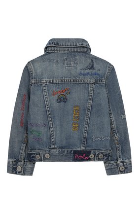 Детская джинсовая куртка POLO RALPH LAUREN голубого цвета по цене 17800 руб., арт. 311783770 | Фото 2 Детская джинсовая куртка POLO RALPH LAUREN голубого цвета, арт. 311783770 | Фото 2 (Рукава: Длинные; Материал внешний: Хлопок, Деним; Кросс-КТ: Сезон: лето, Деним; Ростовка одежда: 18 мес | 86 см)