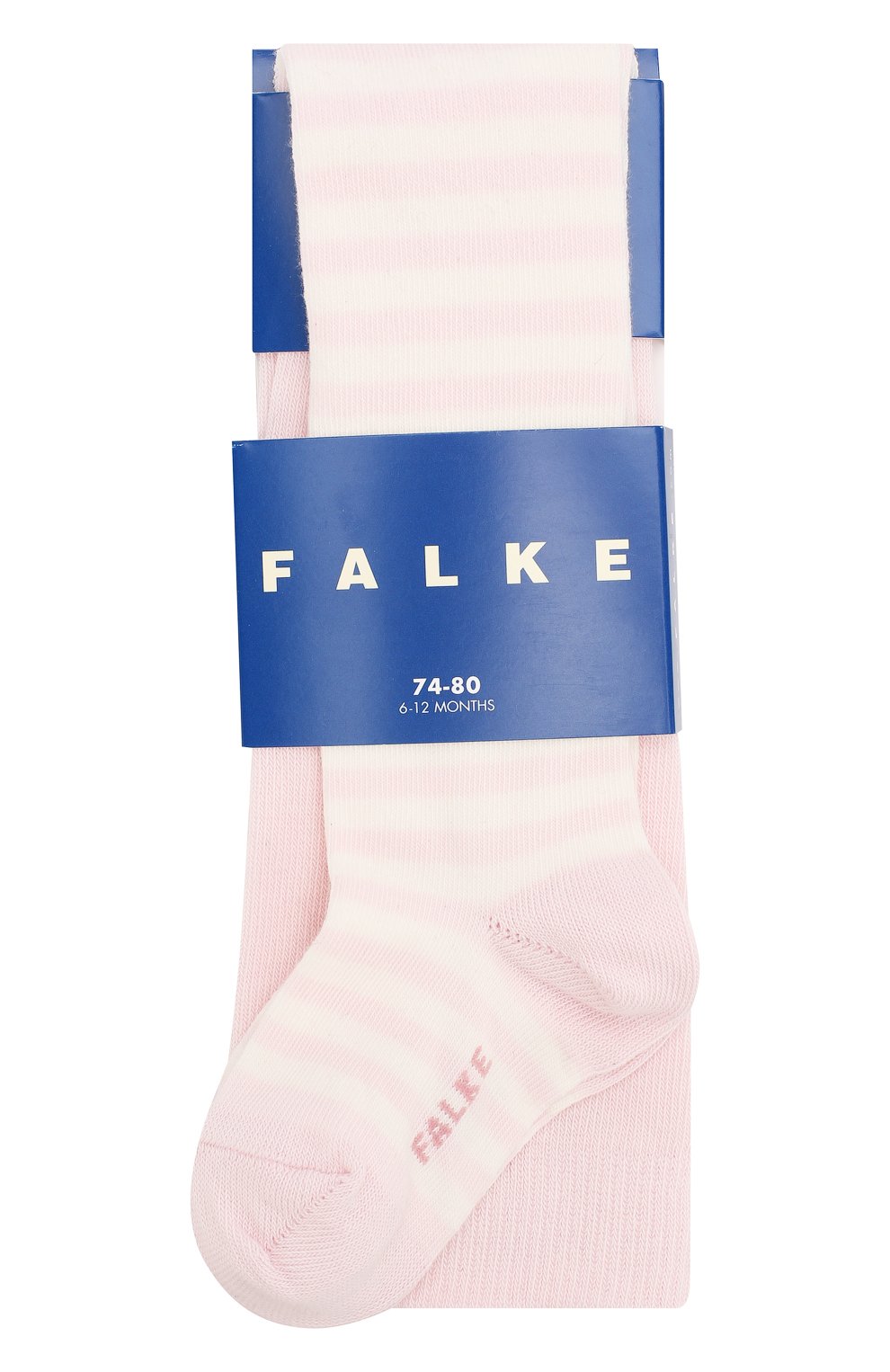 Детские хлопковые колготки FALKE розового цвета, арт. 13840 | Фото 1