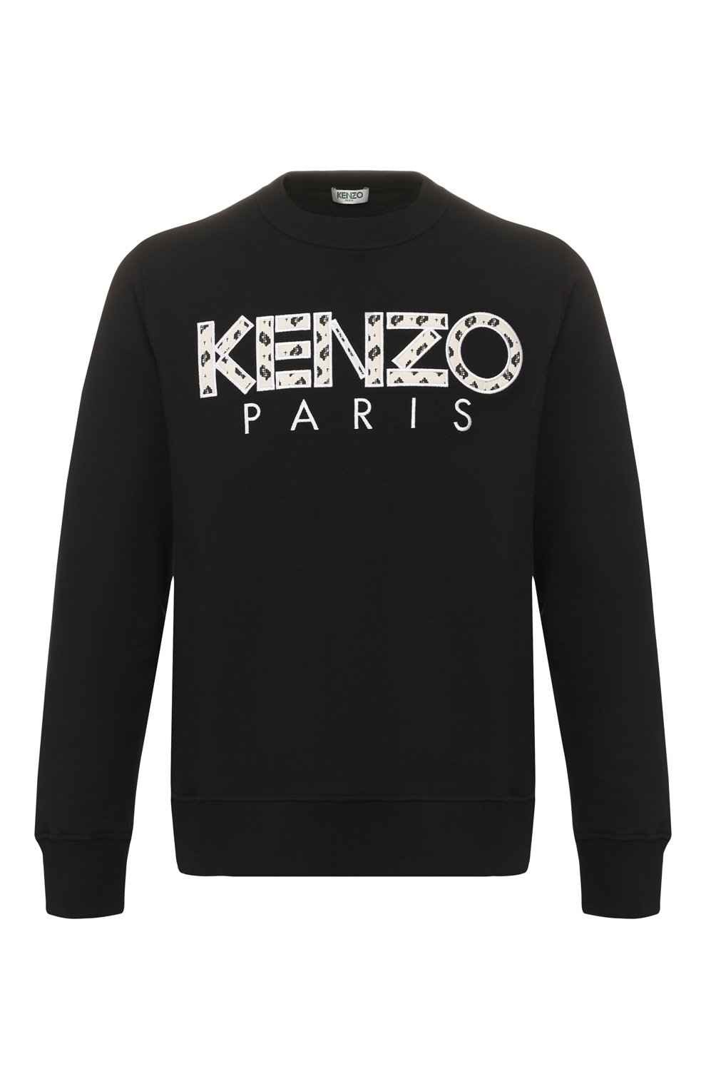 Мужской черный хлопковый свитшот KENZO купить в интернет-магазине ЦУМ ...
