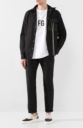 Мужские замшевые кеды FEAR OF GOD темно-серого цвета по цене 35100 руб., арт. C000-7000/SUE | Фото 2 Мужские замшевые кеды FEAR OF GOD темно-серого цвета, арт. C000-7000/SUE | Фото 2