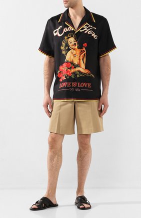 Мужские кожаные шлепанцы JIL SANDER черного цвета по цене 32850 руб., арт. JP34573A-11121 | Фото 2 Мужские кожаные шлепанцы JIL SANDER черного цвета, арт. JP34573A-11121 | Фото 2