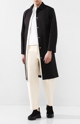 Мужские замшевые ботинки JIL SANDER черного цвета по цене 51850 руб., арт. JP34580A-11133 | Фото 2 Мужские замшевые ботинки JIL SANDER черного цвета, арт. JP34580A-11133 | Фото 2
