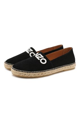 Мужские замшевые эспадрильи KENZO черного цвета по цене 17350 руб., арт. FA55ES178L56 | Фото 1 Мужские замшевые эспадрильи KENZO черного цвета, арт. FA55ES178L56 | Фото 1