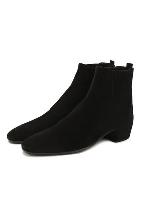 Мужские замшевые сапоги SAINT LAURENT черного цвета по цене 71800 руб., арт. 605541/0LI00 | Фото 1 Мужские замшевые сапоги SAINT LAURENT черного цвета, арт. 605541/0LI00 | Фото 1