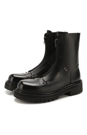 Мужские кожаные сапоги VETEMENTS черного цвета по цене 112500 руб., арт. SS20B0021 2406/M | Фото 1 Мужские кожаные сапоги VETEMENTS черного цвета, арт. SS20B0021 2406/M | Фото 1
