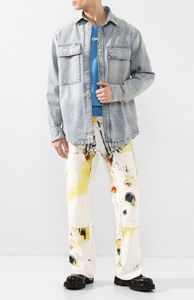 Мужские кожаные сапоги VETEMENTS черного цвета по цене 112500 руб., арт. SS20B0021 2406/M | Фото 2 Мужские кожаные сапоги VETEMENTS черного цвета, арт. SS20B0021 2406/M | Фото 2