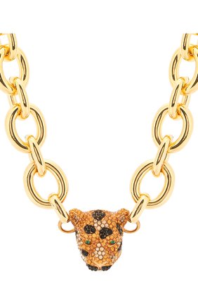 Женское колье DOLCE & GABBANA золотого цвета по цене 86050 руб., арт. WNM4A1/W1111 | Фото 2 Женское колье DOLCE & GABBANA золотого цвета, арт. WNM4A1/W1111 | Фото 2