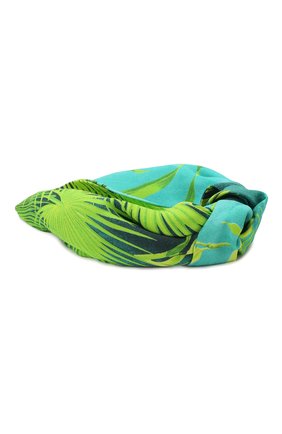 Женский ободок для волос VERSACE зеленого цвета по цене 27150 руб., арт. ICER001/A234694 | Фото 2 Женский ободок для волос VERSACE зеленого цвета, арт. ICER001/A234694 | Фото 2