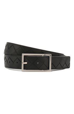 Мужской кожаный ремень BOTTEGA VENETA черного цвета по цене 39650 руб., арт. 620223/VCPQ4 | Фото 1 Мужской кожаный ремень BOTTEGA VENETA черного цвета, арт. 620223/VCPQ4 | Фото 1