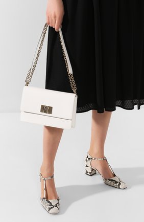 Женская сумка 1927 small FURLA белого цвета по цене 32950 руб., арт. BAFI/ARE | Фото 2 Женская сумка 1927 small FURLA белого цвета, арт. BAFI/ARE | Фото 2