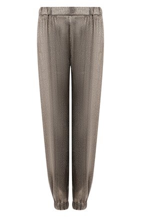 Женские джоггеры SAINT LAURENT золотого цвета по цене 113500 руб., арт. 606965/Y279T | Фото 1 Женские джоггеры SAINT LAURENT золотого цвета, арт. 606965/Y279T | Фото 1