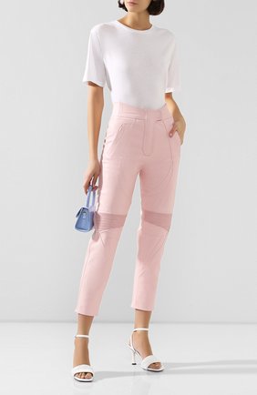 Женские брюки из эко-кожи STELLA MCCARTNEY розового цвета по цене 122000 руб., арт. 597926/SJB14 | Фото 2 Женские брюки из эко-кожи STELLA MCCARTNEY розового цвета, арт. 597926/SJB14 | Фото 2 (Длина (брюки, джинсы): Стандартные; Материал внешний: Синтетический материал, Вискоза; Материал подклада: Вискоза; Силуэт Ж (брюки и джинсы): Прямые; Женское Кросс-КТ: Брюки-одежда; Статус проверки: Проверена категория)