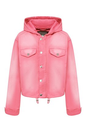 Женская джинсовая куртка KENZO розового цвета по цене 54300 руб., арт. FA52BL2346EP | Фото 1 Женская джинсовая куртка KENZO розового цвета, арт. FA52BL2346EP | Фото 1