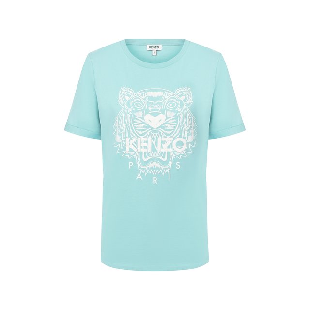 Хлопковая футболка Kenzo 10971034