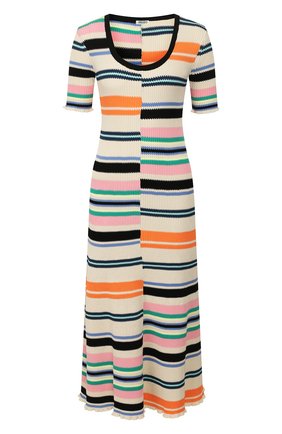 Женское платье-миди KENZO разноцветного цвета по цене 35950 руб., арт. FA52R0516807 | Фото 1 Женское платье-миди KENZO разноцветного цвета, арт. FA52R0516807 | Фото 1