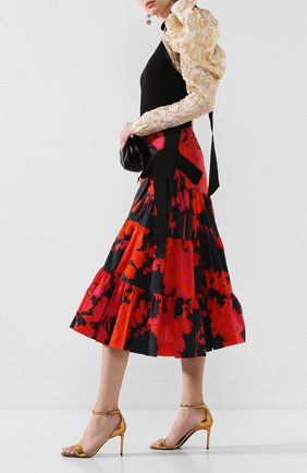 Женская хлопковая юбка DRIES VAN NOTEN черного цвета по цене 64300 руб., арт. 201-10897-9054 | Фото 2 Женская хлопковая юбка DRIES VAN NOTEN черного цвета, арт. 201-10897-9054 | Фото 2