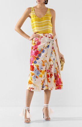 Женская хлопковая юбка DRIES VAN NOTEN разноцветного цвета по цене 87700 руб., арт. 201-10897-9054 | Фото 2 Женская хлопковая юбка DRIES VAN NOTEN разноцветного цвета, арт. 201-10897-9054 | Фото 2 (Длина Ж (юбки, платья, шорты): Миди; Материал подклада: Вискоза; Материал внешний: Хлопок; Статус проверки: Проверена категория; Женское Кросс-КТ: Юбка-одежда)