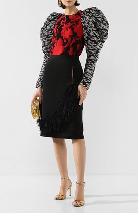 Женская юбка DRIES VAN NOTEN черного цвета по цене 79900 руб., арт. 201-10809-9381 | Фото 2 Женская юбка DRIES VAN NOTEN черного цвета, арт. 201-10809-9381 | Фото 2