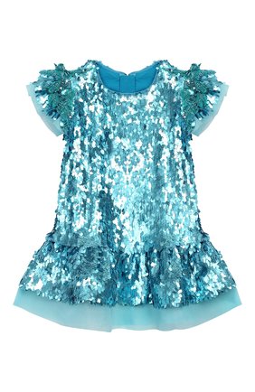 Детское платье YUDASHKIN KIDS голубого цвета по цене 28810 руб., арт. 420-KTGE-473002 | Фото 1 Детское платье YUDASHKIN KIDS голубого цвета, арт. 420-KTGE-473002 | Фото 1
