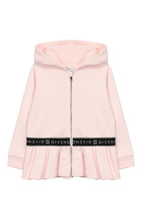 Детский хлопковая толстовка GIVENCHY розового цвета по цене 21250 руб., арт. H05127 | Фото 1 Детский хлопковая толстовка GIVENCHY розового цвета, арт. H05127 | Фото 1