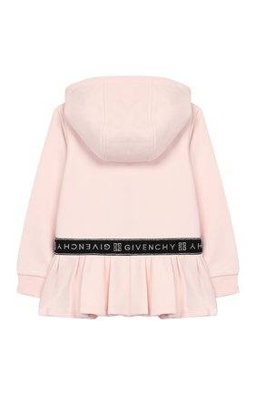 Детский хлопковая толстовка GIVENCHY розового цвета по цене 21250 руб., арт. H05127 | Фото 2 Детский хлопковая толстовка GIVENCHY розового цвета, арт. H05127 | Фото 2